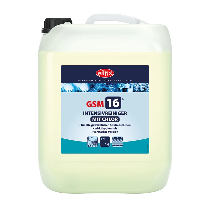 Eilfix® GSM 16 Geschirrspülmaschinenreiniger | mit Chlor | 14 kg Kanister