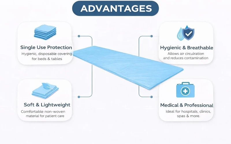 Bed Sheet NWM (B.Med) Blue – Medical Hospital Bed Sheet