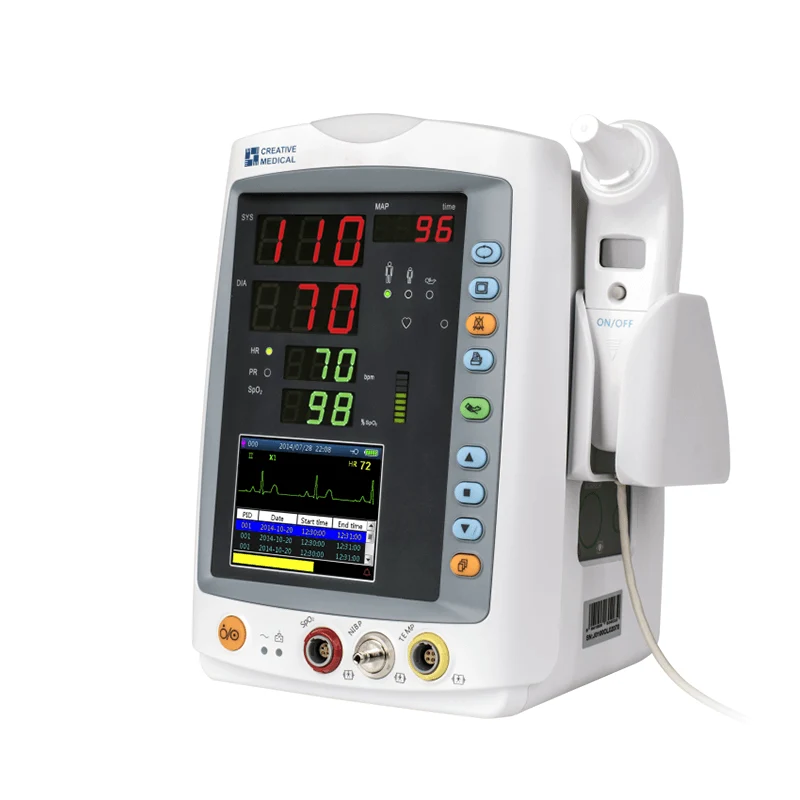 Lepu Creative Medical PC-900Pro All-in-one Vital Signs Monitor 3.5-inch Screen