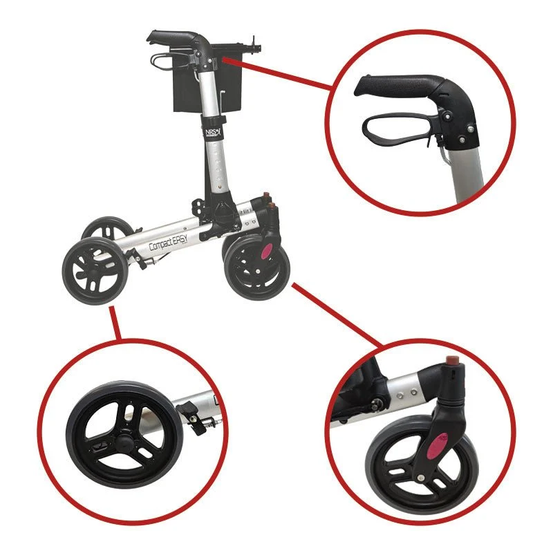 Rollator – kompakt & einfach zusammenklappbar