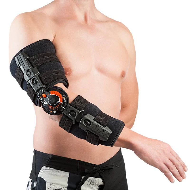 Orliman 94305I Elbowlution® Telescoping ROM Elbow Brace – Left Arm Adjustable Range of Motion Orthosis (Universal Size)