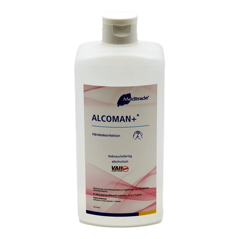 Meditrade ALCOMAN+® Händedesinfketion 500 ml Flasche