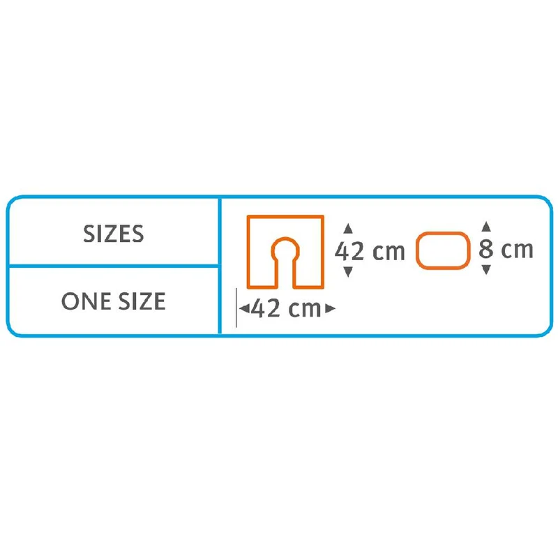 Orliman OSL1240 Viscoelastic Anti-Bedsore Horseshoe Cushion with Memory Foam – Pressure Relief Seat Cushion