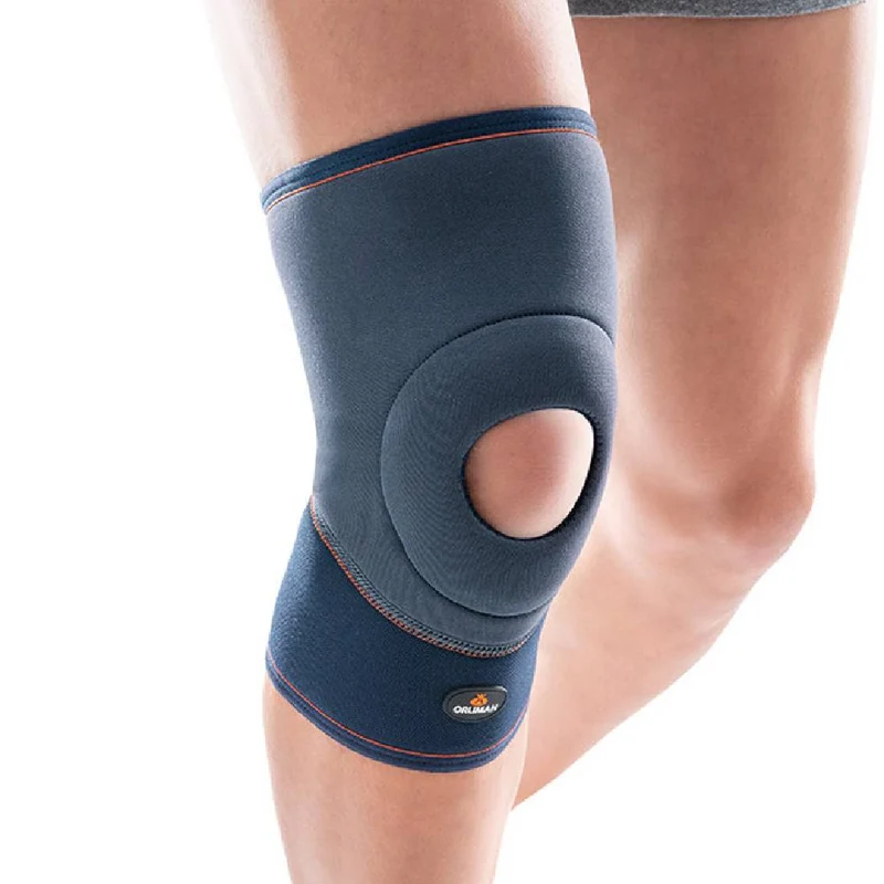 Orliman Closed Neoprene Knee Support with Open Kneecap – Thermal Compression Knee Brace