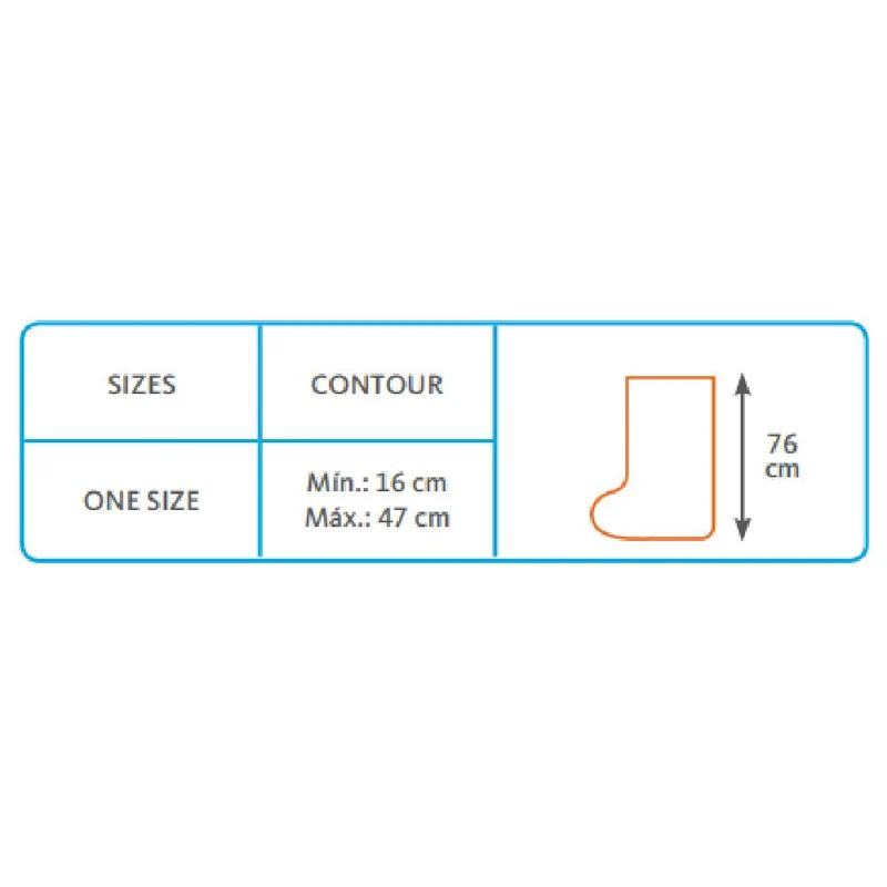Orliman OSL4485 Paediatric Long Leg Plaster Cover – Universal Waterproof Cast Protector