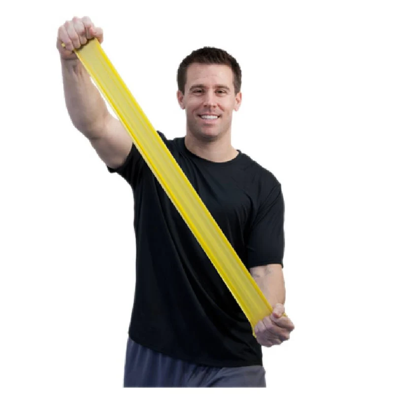 SUP-R Latex-Free Resistance Band Roll – Yellow Light Strength (50 Yards) | Model 106321