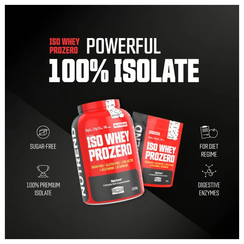 NUTREND ISO WHEY PROZERO 2250G VANILLA PUDDING