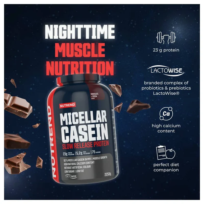 NUTREND MICELLAR CASEIN 900G VANILLA