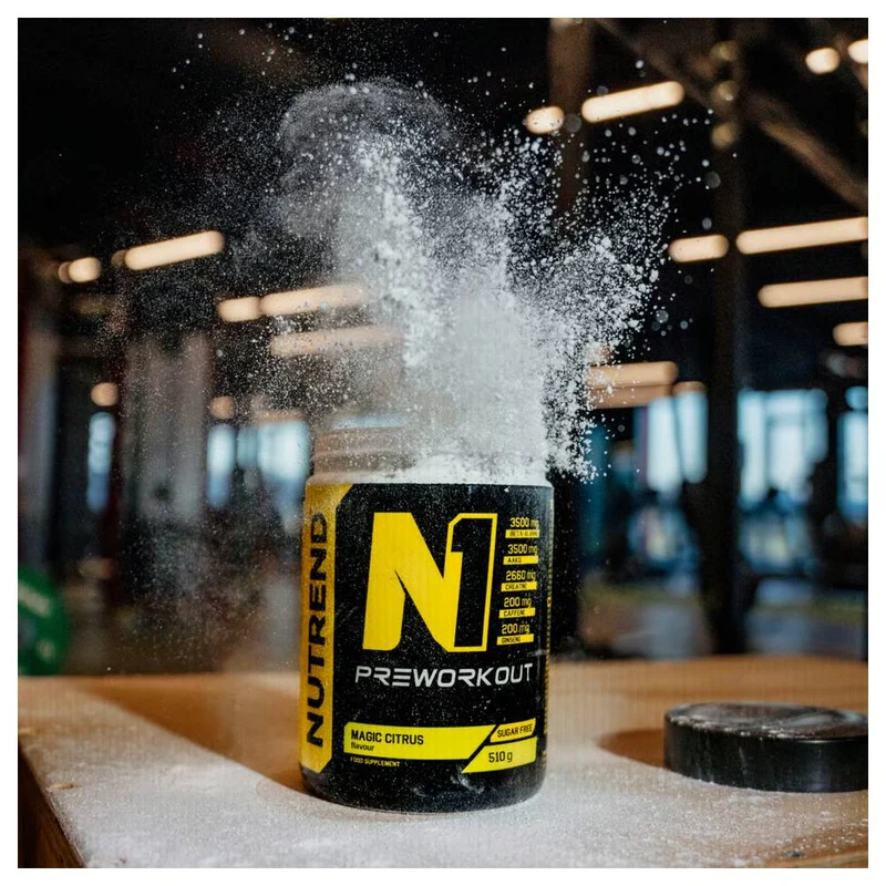 NUTREND N1 Pre-workout 255G BLUE RASPBERRY
