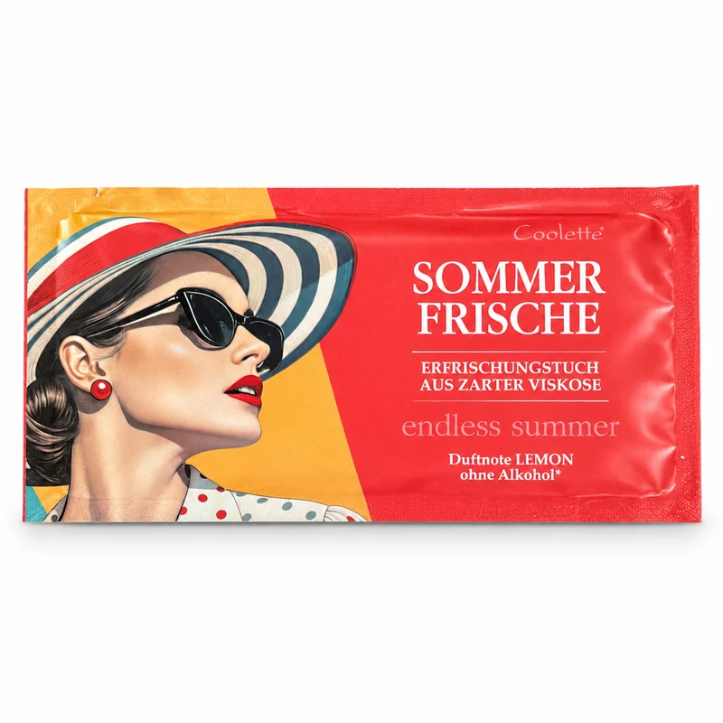 Erfrischungstuch Sommerfrische - lemonfresh aus Vlies