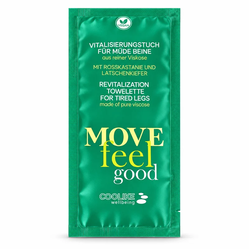Aromatuch aus Vlies Gegen müde Beine