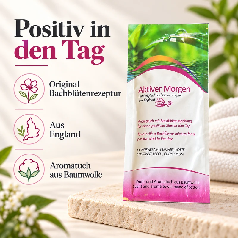 Aromatuch aus Baumwolle Aktiver Morgen