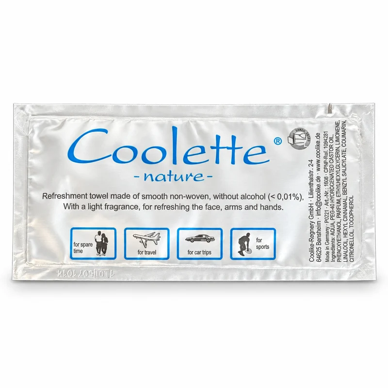 Erfrischungstuch Coolette® nature aus Vlies