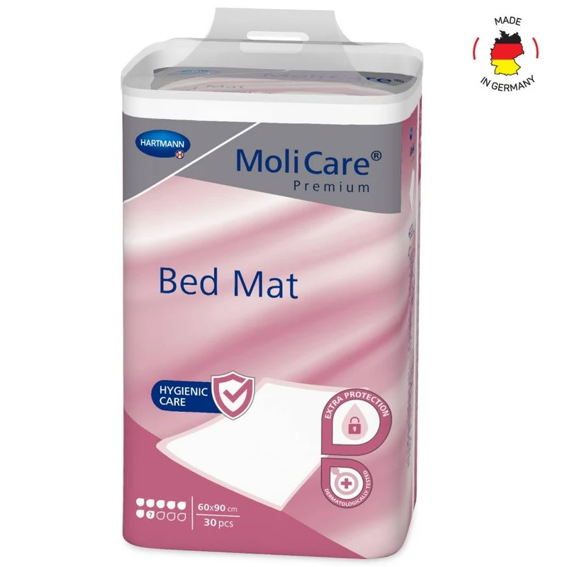 Bed Mat, MoliCare Premium Bed Mat, Disposable underpads, 7 Drops, 60x90cm, 30 pieces/pack