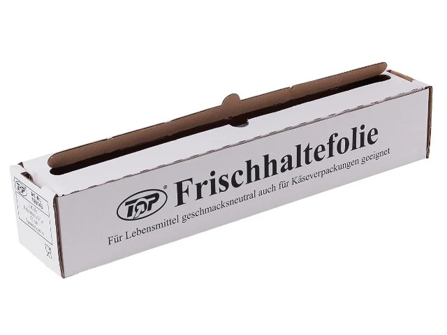TOP® Frischhaltefolie | 45 cm x 300 m | Rolle im Spenderkarton