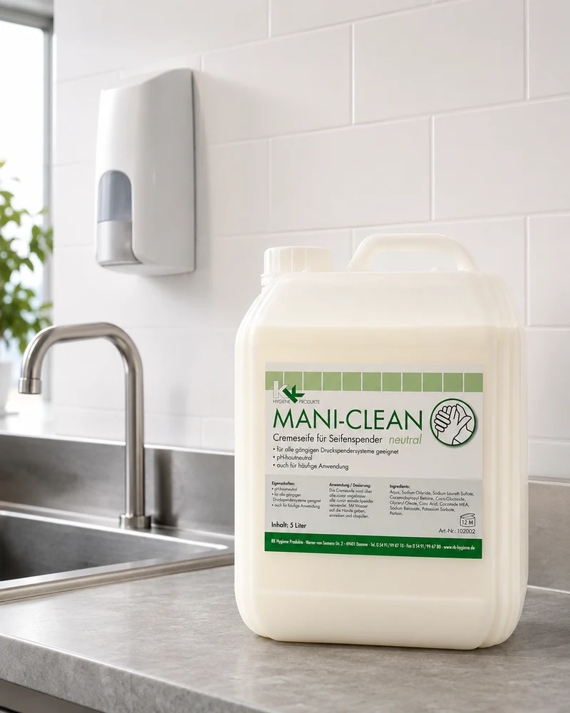 KK Mani-Clean neutral Seife | Cremeseife | 5 Liter Kanister
