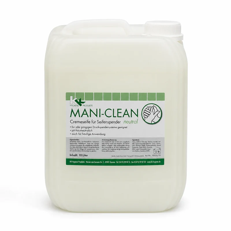 KK Mani-Clean neutral Seif | Cremeseife | 10 Liter Kanister