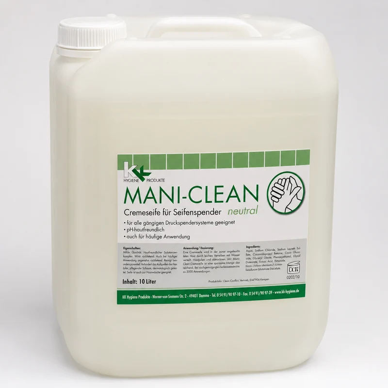 KK Mani-Clean neutral Seif | Cremeseife | 10 Liter Kanister
