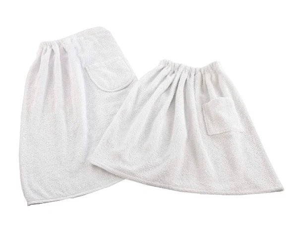Sauna-Kilt für Damen | Weiß | ca. 80 cm