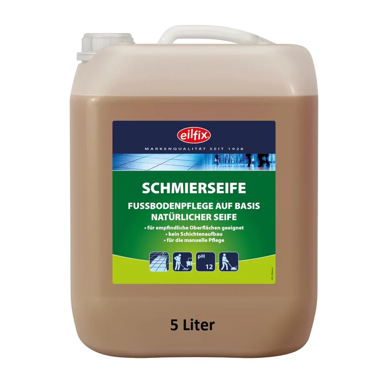 Eilfix® Schmierseife flüssig | Auf Seifenbasis | 5 Liter Kanister