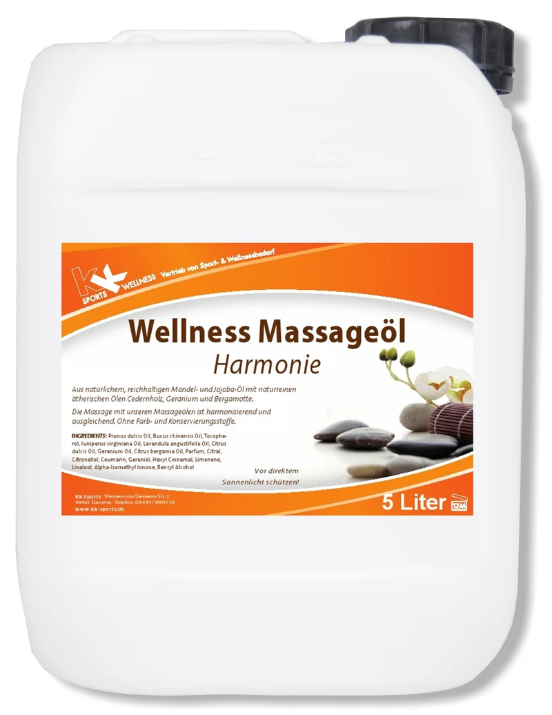KK Wellness Massageöl Harmonie 5 Liter Kanister