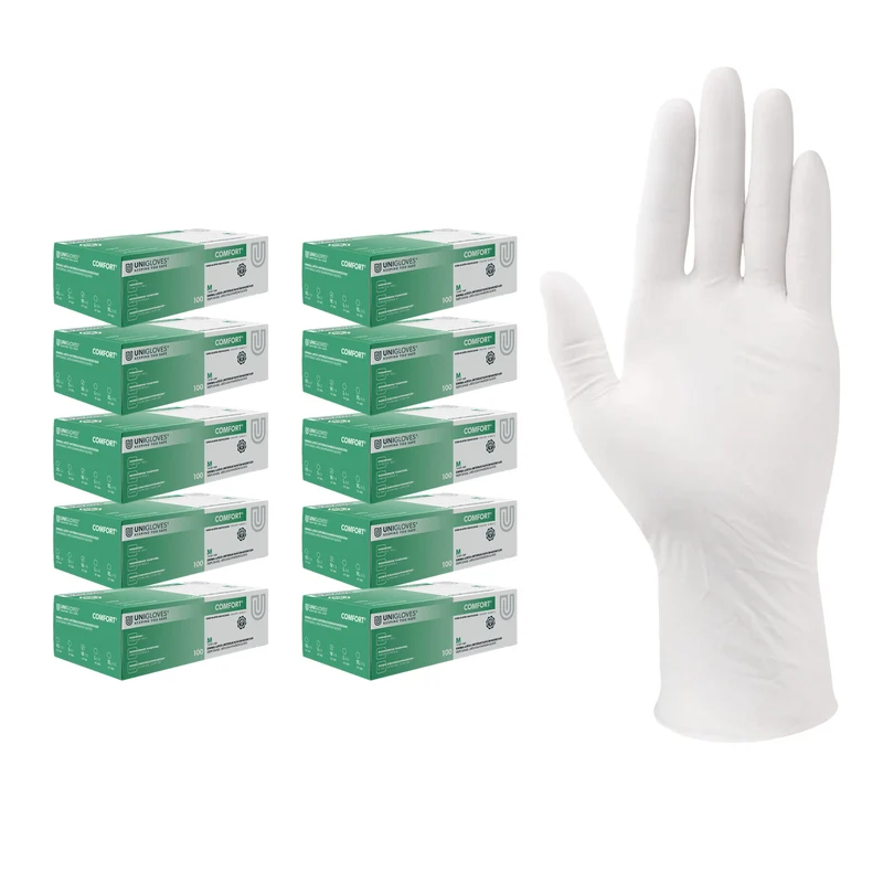 Latexhandschuhe Unigloves Comfort 1000 Stück Gr. XS-XL