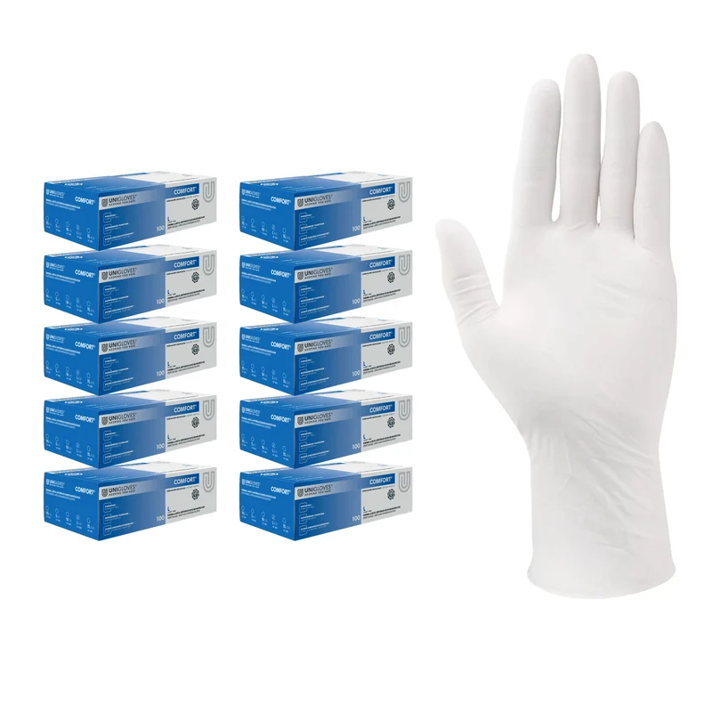 Latexhandschuhe Unigloves Comfort 1000 Stück Gr. XS-XL