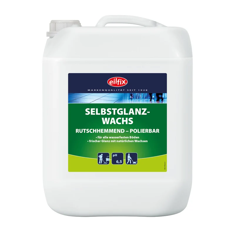 Eilfix® Selbstglanzwachs | Polierbar & rutschhemmend | 10 Liter Kanister