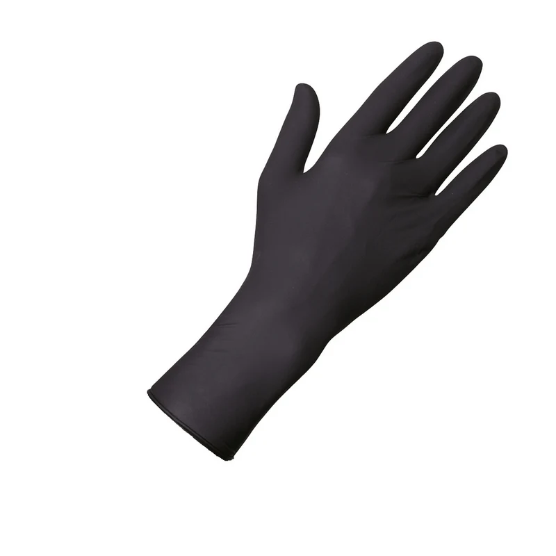 Unigloves Latexhandschuhe SELECT BLACK 300 | XS - XL | 100 Stück/Box