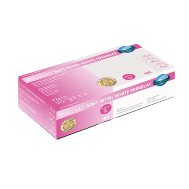 Nitrilhandschuhe Soft Nitril White von Unigloves 200 Stück