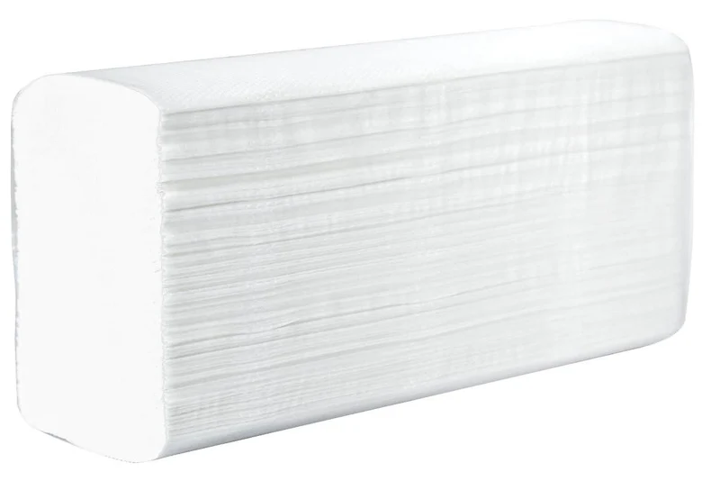 Falthandtuch | 20,5 x 24 cm | 2-lagig | Hochweiß | Z-Interfold | 3750 Stück/Karton