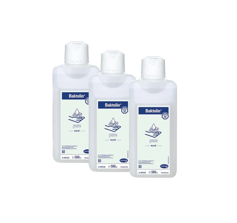 Baktolin pure Waschlotion | Handwaschseife | 3 x 500 ml Flasche