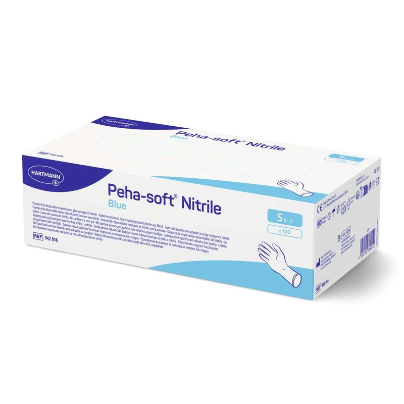 Peha-soft® Nitrile Blue Nitrilhandschuhe, puderfrei - Gr. S-XL