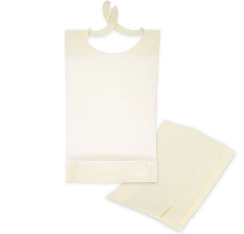 Schutzserviette | 36 x 68 cm | Mit Auffangtasche | 100 Stück/Packung