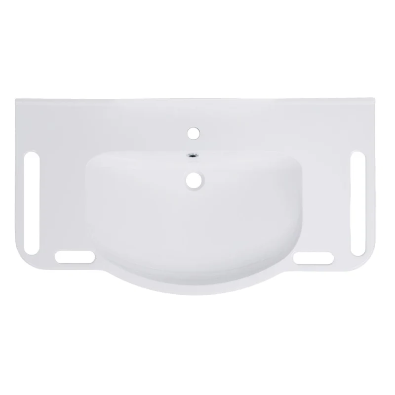 KIBOMED GTM1002 - großes behindertengerechtes Waschbecken, auch für Senioren, 1000x555 mm