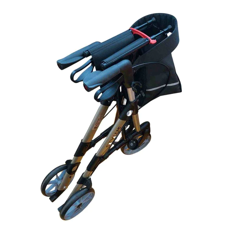 Rehasense Stylus L – Leichtgewichtrollator inkl. Rückengurt | 6,5 kg, Gr. 150-200 cm (HMV: 10.50.04.1255)