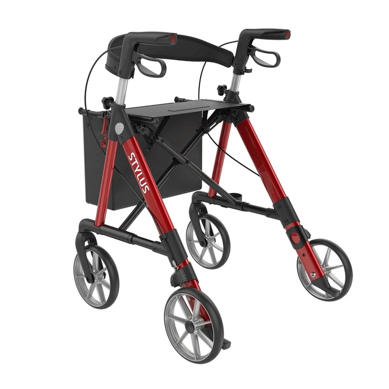 Rehasense Stylus L – Leichtgewichtrollator inkl. Rückengurt | 6,5 kg, Gr. 150-200 cm (HMV: 10.50.04.1255)