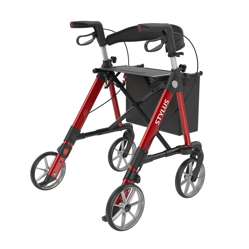 Rehasense Stylus L – Leichtgewichtrollator inkl. Rückengurt | 6,5 kg, Gr. 150-200 cm (HMV: 10.50.04.1255)
