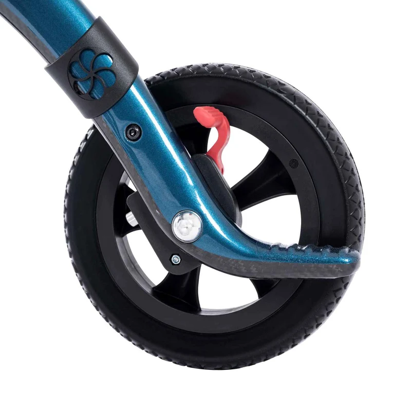 Saljol Carbon Rollator CR54 mit Schleifbremse für sicheres Bergabgehen - Vollausstattung (HMV: 10.50.04.1260) / Sitzhöhe 54 cm