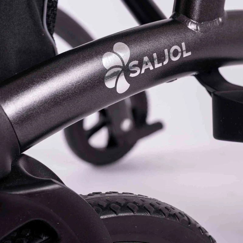 Saljol Allround Rollator AR62 Leichtgewicht mit Vollausstattung - (HMV: 10.50.04.1261) / Sitzhöhe 62 cm