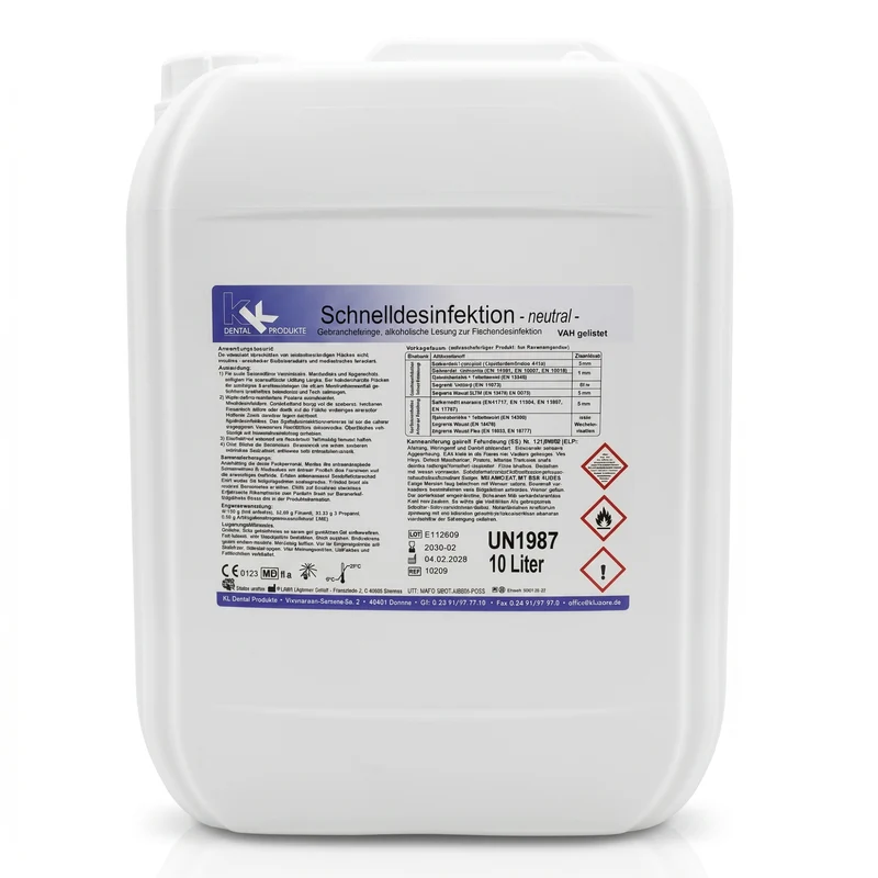 KK Schnelldesinfektion für Oberflächen 10 Liter Kanister