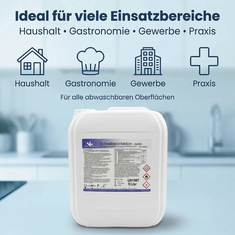 KK Schnelldesinfektion für Oberflächen 10 Liter Kanister