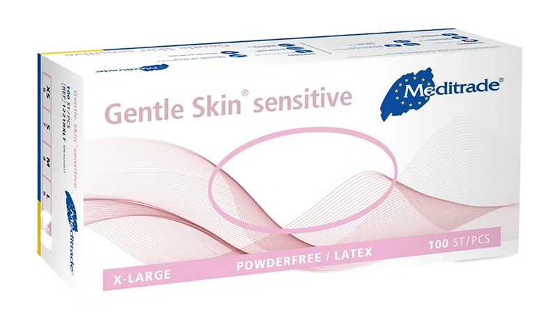 Meditrade Latexhandschuhe Gentle Skin® sensitive XS - XL 100 Stück/Box