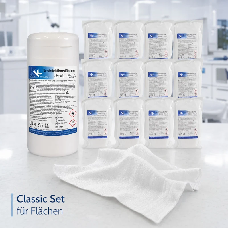 KK Desinfektionstücher 1 Dose mit 120 Tücher + 12 Nfb. 120 St. vers. Düfte