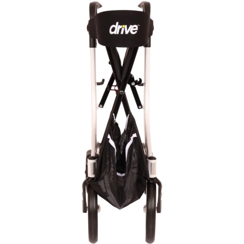 Drive Medical Premium Leichtgewicht-Rollator Nitro, gepolsterter Sitz - Gr. M, weiß