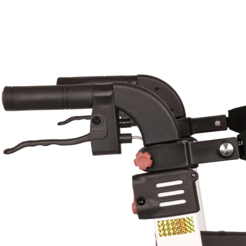 Drive Medical Premium Leichtgewicht-Rollator Nitro, gepolsterter Sitz - Gr. M, weiß