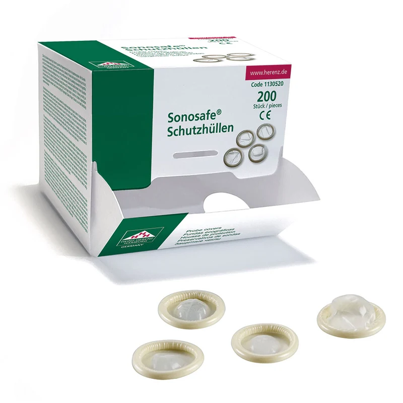 Sonosafe Latex Probe Covers 28 mm – Niet-Steriel – 200 stuks