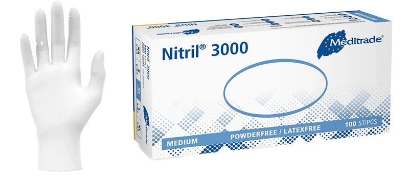 Meditrade Nitril® 3000 XS-XL 100 Stück/Box