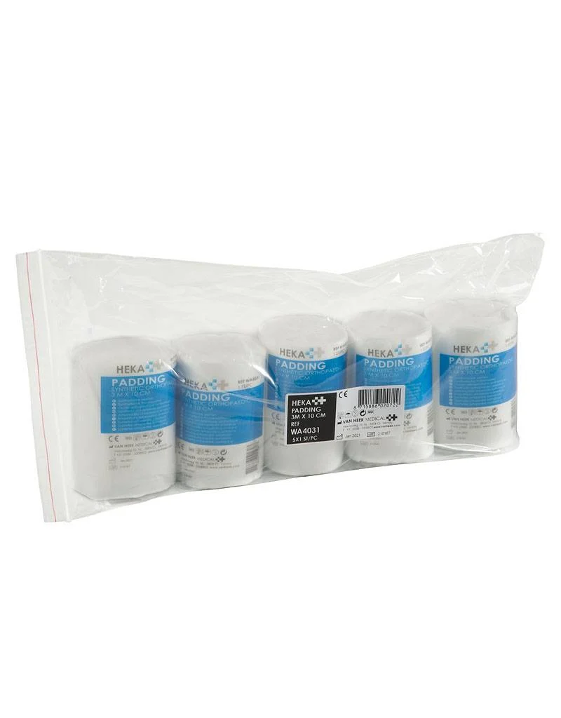 HEKA Synthetische Wattenrol 3 m x 10 cm – 5 stuks