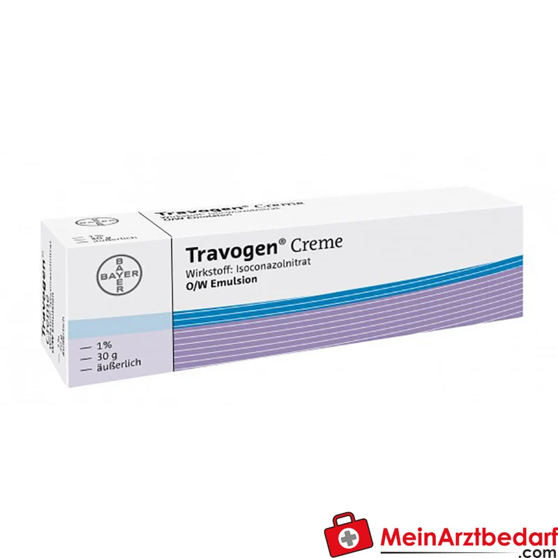 Travogen Creme 30 g Isoconazolnitrat 1% Antimykotikum, 1x täglich, rezeptfrei